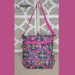 Vera Bradley NWOT Lighten Up Kaleidoscope Rosettes Slim Crossbody